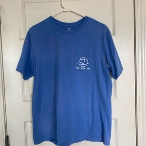 southern lure blue tee